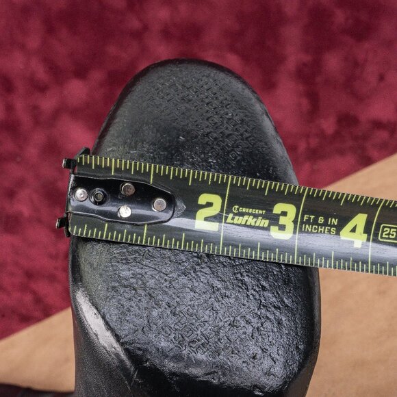 Tory Burch Women Bowie Black Leather Zip Fashion OTK Boots sz 10 - Picture 6 of 10